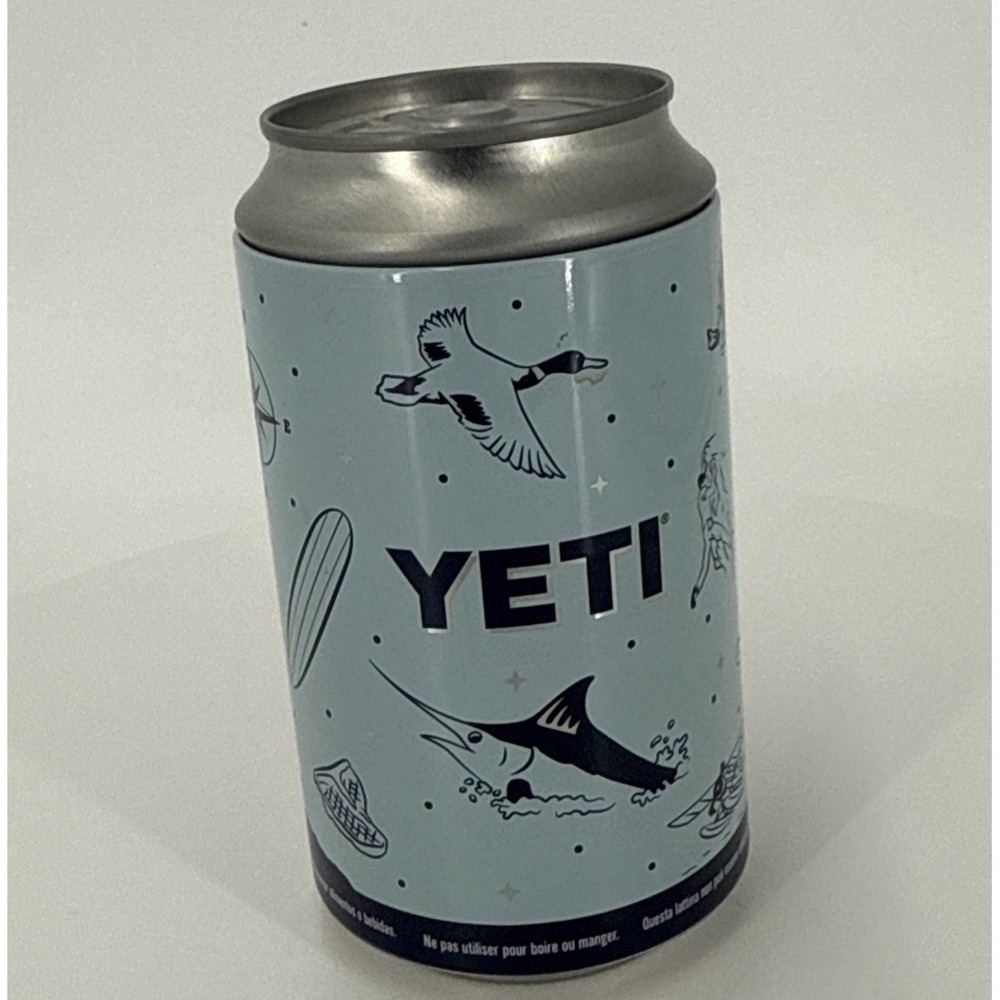 Yeti‎ Pop Top Empty Stash Can False Top Secret Hiding-Blue-Outdoor Theme